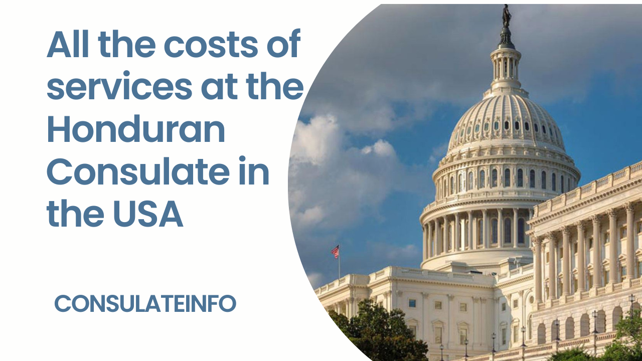 How much does the Honduran Consular Registration in the United States cost?